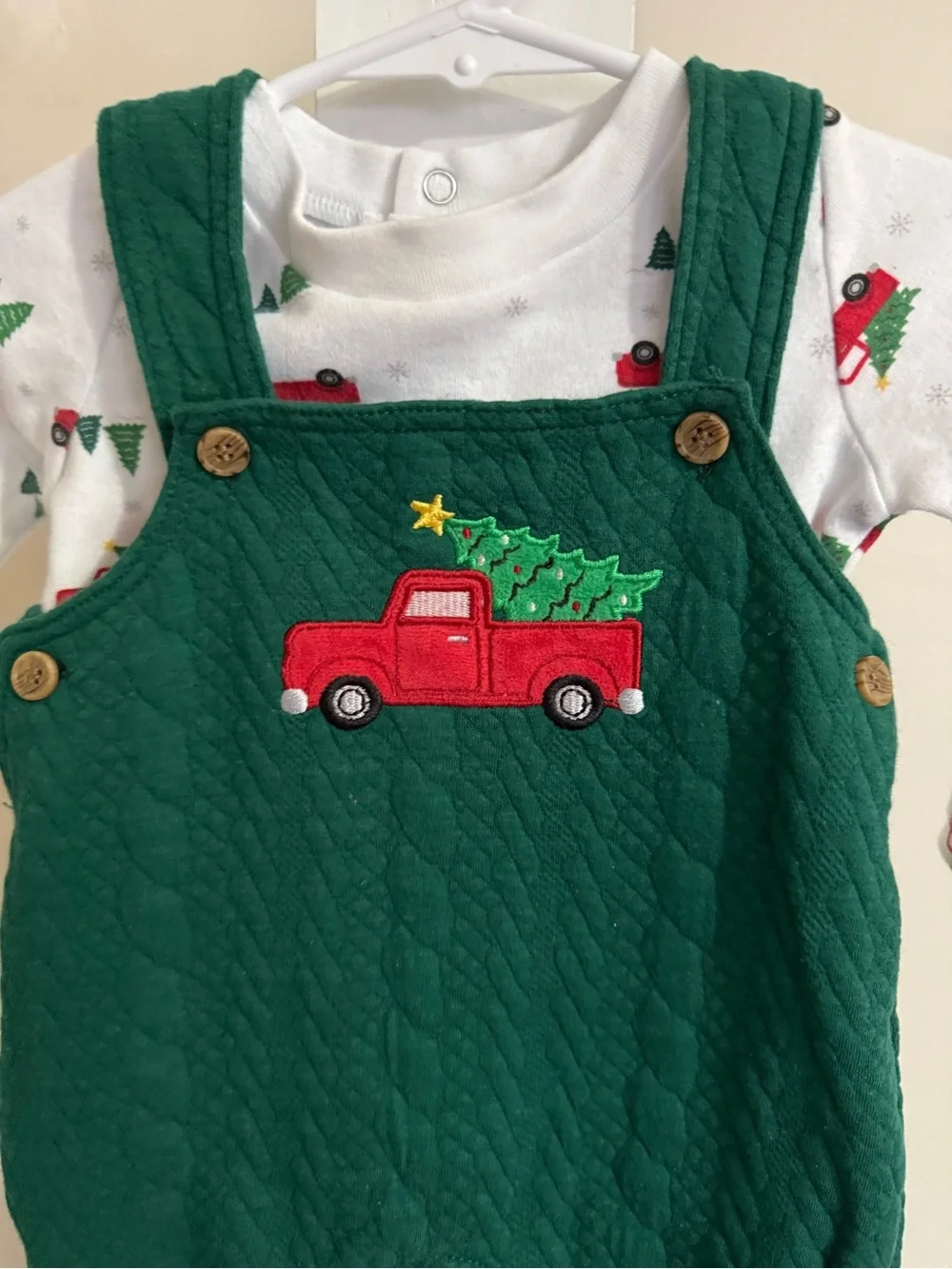 Baby Starters green quilted